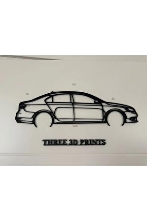 Volkswagen Jetta Duvar Süsü Tablo Dekorasyonu 2D 45-50cm