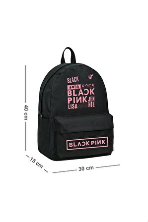 TREND Black Pink Sırt Ve Okul Çantası BLACK