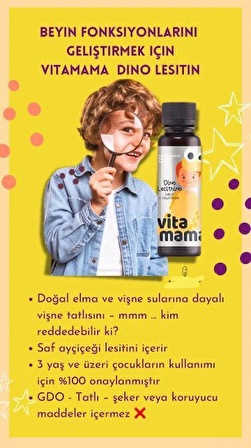 Siberian Wellness Vitamama Dıno Lesitin Şurup-öğenme Ve Odaklanmaya Destek