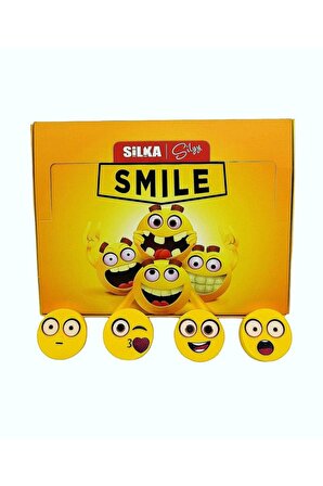 Smile Emojili Silgi 4'lü Set