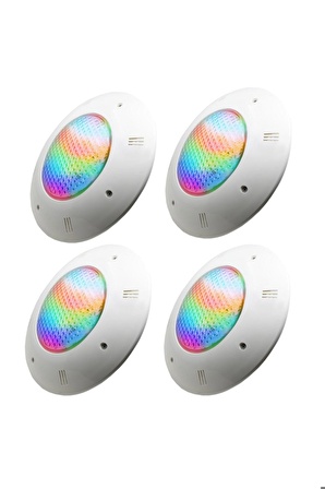 32 Watt Smd Led Rgb 4 Kablolu Sıva Üstü Havuz Lambası 4 Adet