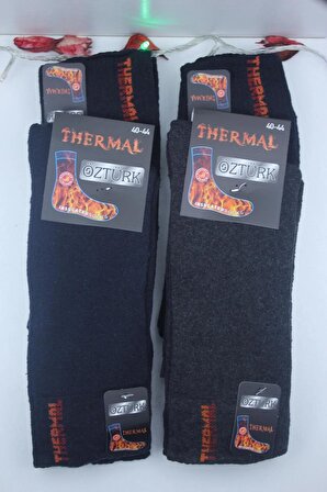 10 Çift Erkek Kışlık Termal Havlu Kalın Çorap