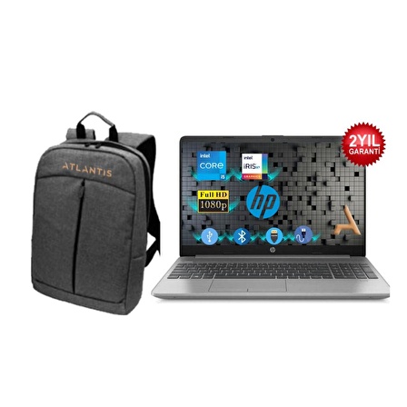 HP 250 G8 i5-1135G7 4GB 1TB SSD 853U8ES027 FDos 15.6" Full HD Taşınabilir Bilgisayar+Çanta