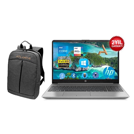 HP 250 G8 i5-1135G7 16GB 1TB SSD 853U8ES129 W10Pro 15.6" Full HD Taşınabilir Bilgisayar+Çanta