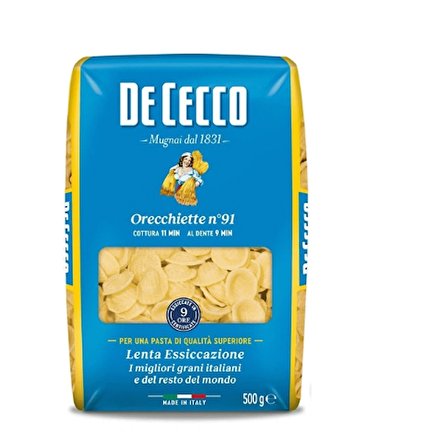 De Cecco Orecchiette (Kulak) Makarna 500 gr