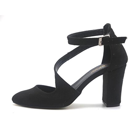Çepiç-001 Kadın Topuklu Karnıyarık Ayakkabı