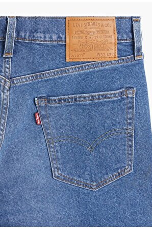 Levis Slim Fit Dar Paça Normal Bel Mavi Erkek Kot Pantolon A2081-0002