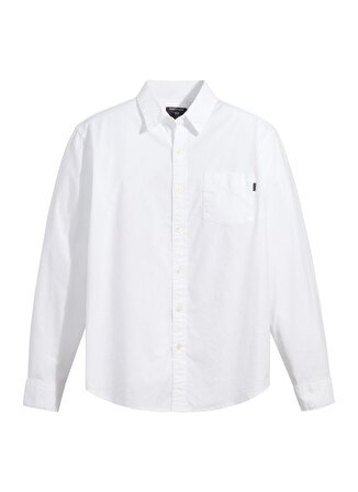 Dockers Regular Fit Beyaz Erkek Stretch Oxford Gömlek A3139-0001