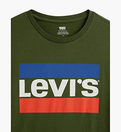Levi's Erkek Olympic Logo Yeşil T-shirt A2823-0169
