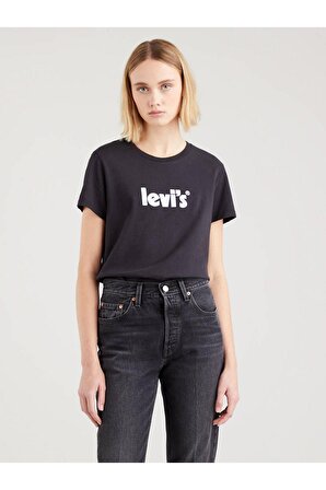 Levi's Kadın Siyah T-shirt - A2086-0169