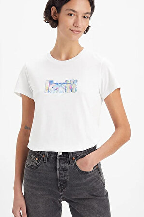 Levi's Kadın Beyaz T-shirt - A2086-0251