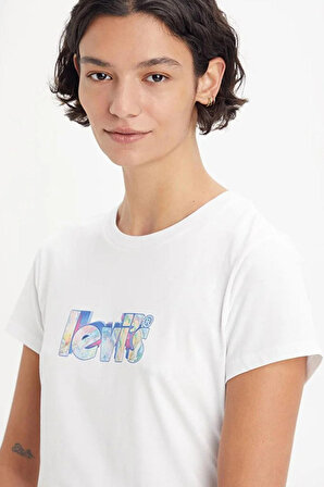 Levi's Kadın Beyaz T-shirt - A2086-0251