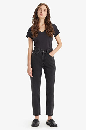 Levi's Kadın Siyah Yüksek Bel 80's Mom Jeans Kot Pantolon - A9385-0000