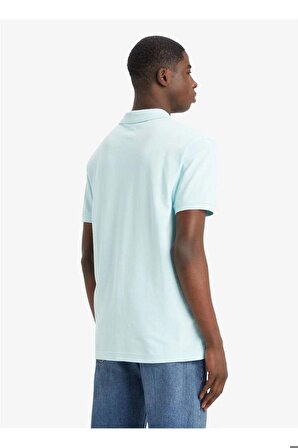 Levi's Classic Düz Mavi Erkek Polo Yaka T-Shirt - A2085-0003