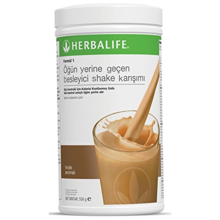 Herbalife Fındıklı Shake | Formül 1 Öğün Yerine Geçen Besleyici Shake