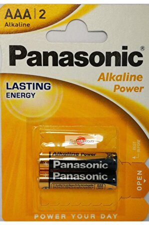 Panasonic Alkalin Power İnce Kalem Pil AAA 2 Adet