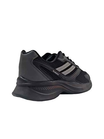 Esnek Ve Rahat Anatomik iç Tabanlıklı Hava Geçirgen Bağcıklı Erkek Spor ve Fitness Ayakkabısı Siyah Gri Sarı Lacivert Beyaz Füme BPBLDR-121