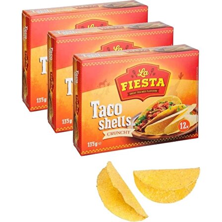 La Fiesta Tako Kabuğu 135 gr 3 Adet Taco Shells