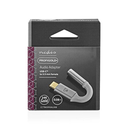 USB-C Erkek - 3.5 mm Dişi Çevirici Kablo