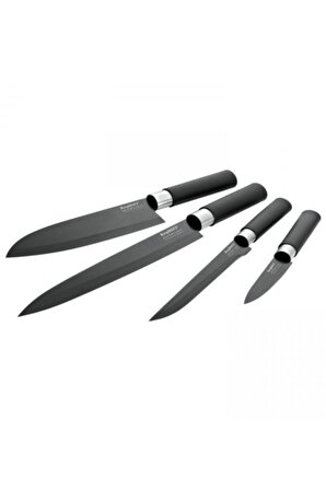 Mikasa Moor Essentials Karma Bıçak Seti 4'lü Siyah 