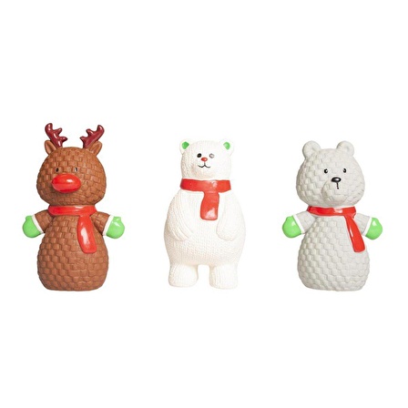 Duvo+ Latex Xmas Animals Köpek Oyuncağı 10cm