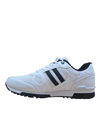 Rahat Yürüyüş Günlük Erkek Spor Ayakkabı Siyah Beyaz BP-RMSTR-17