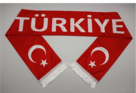 Türk Bayraklı Atkı
