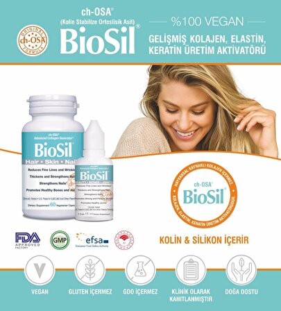 BioSil (ch-OSA) Kolajen Aktivatörü 15 ml BioSil Damla