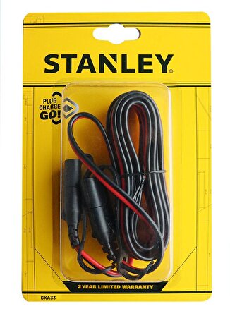 STANLEY SXA33 12V Akü Şarj Ara Uzatma Bağlantı Kablosu 3Metre