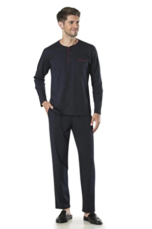 Pierre Cardin Çeyizlik Triko Ropdöşambr Ve Pijama 5'li Takım 5595 - Bordo