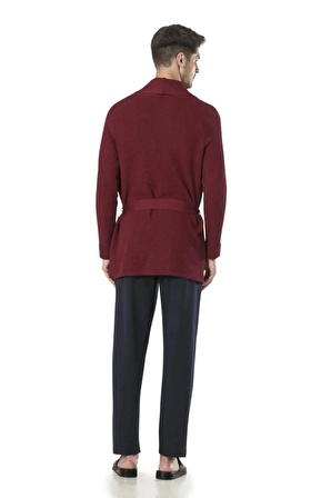 Pierre Cardin Çeyizlik Triko Ropdöşambr Ve Pijama 5'li Takım 5595 - Bordo