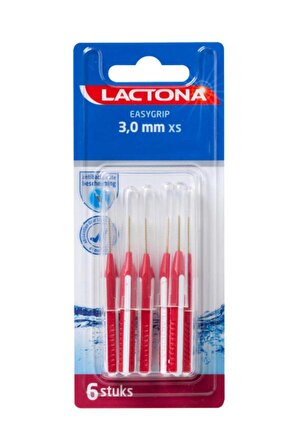 Lactona Arayüz Diş Fıçası 3 mm Kırmızı 6 Lı