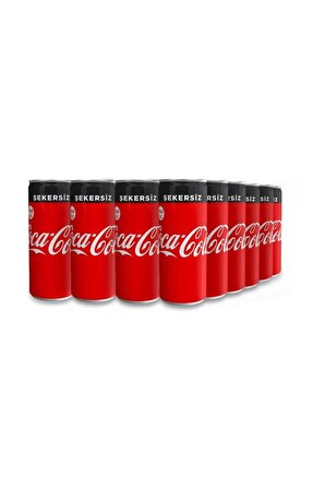 Coca Cola Şekersiz 250 ml 24 lü Paket 