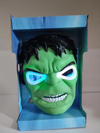 Hulk yeşil maske ışıklı