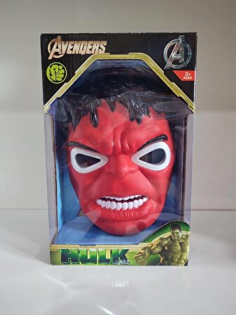 Hulk kırmızı maske ışıklı