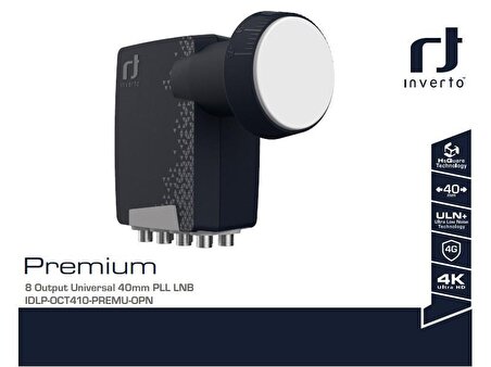 Inverto Premium ULN Octo Sekizli LNB Full HD 4K Uyumlu