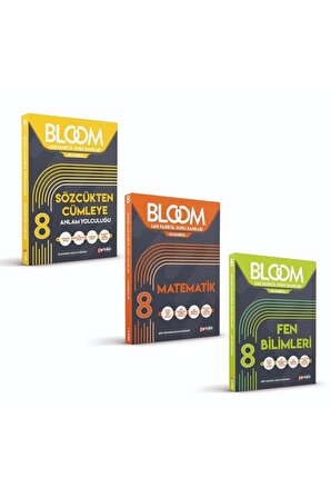  8.Sınıf 3 lü Bloom Fasikül Set Soru Bankası 