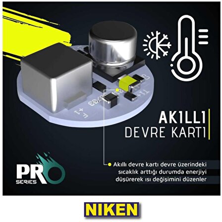 D2s Led Xenon Far Aydınlatma Seti Şimşek Etkili Niken Pro 8000lm