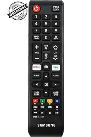Bn59-01315d Ua43ru7100 Lcd Led Smart Tv Kumandası Kumanda (ORJİNAL)
