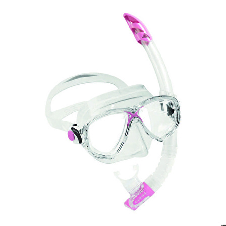 Cressi Marea Maske Gamma Şnorkel Seti CLEAR-PINK 