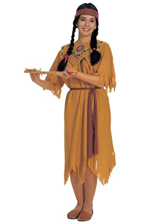 (Kızılderili Prensesi - Pocahantas - Hintli) Kostümü