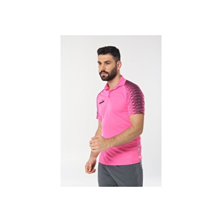 Diadora Ritim Polo Yaka Kamp T-shirt  Pembe