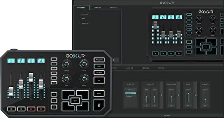 Tc Helicon GO XLR 4-Kanallı Mikser, Motorlu Fader'lar, Ses Tahtası ve Vokal Efektlerle Devrim Yaratan Çevrimiçi Yayıncı Platformu