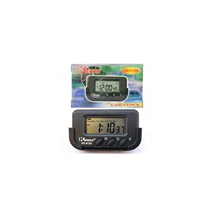 Kenko KK-613D Dijital Küçük Masa Araba Saati Alarm Kronometre