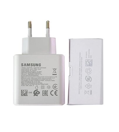 Samsung EP-TA845X 45W Süper Hızlı Şarj Adaptörü+Orjinal Kablo