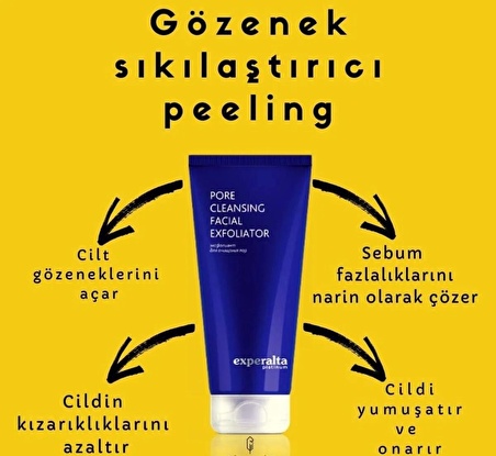 SIBERIAN WELNESSPore Claensing Facial Exfoliator - Gözenek Sıkılastırıcı Yüz Peelingi 100 ml