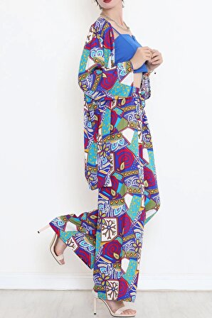 Kimono Takım Maviyeşil