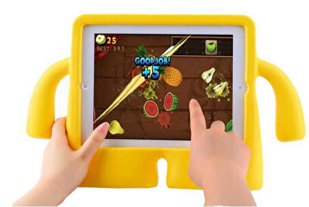 Galaxy Tab A 8.0 (2019) T290 Uyumlu Standlı Tutacaklı Çocuklar Için Renkli Tablet Kılıfı