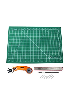 A2 60x45cm Çift Taraflı Kesim Altlığı Hobi Cutting Mat Set