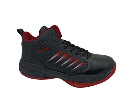 Jump 27800 Siyah - Kırmızı Uniseks Basketbol Spor Ayakkabısı